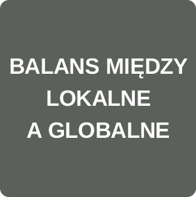 BALANS MIĘDZY LOKALNE A GLOBALNE