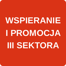 WSPIERANIE I PROMOCJA Trzeciego SEKTORA